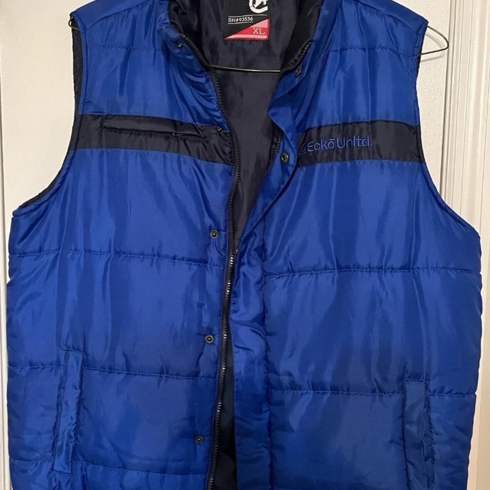 Ecko Unltd. Puffer Vest Men XL USED Great Condition